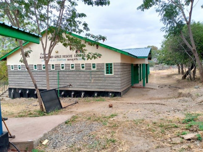Front view of the rescue center